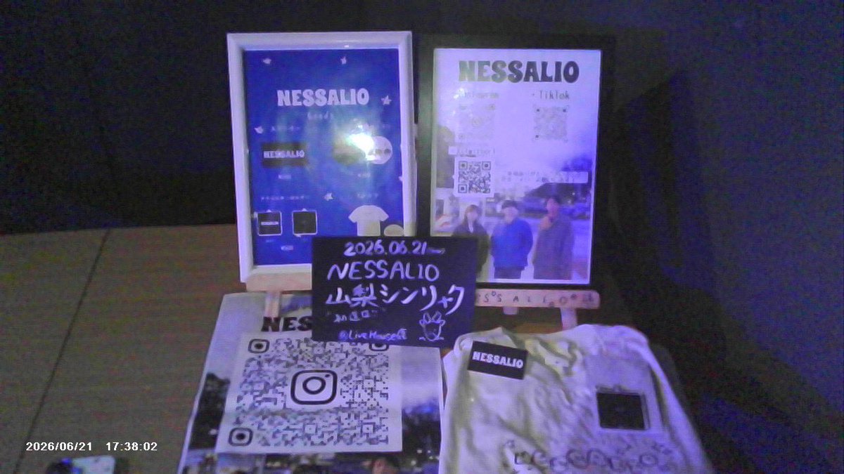 NESSALIO's tweet photo. 2026/6/21山梨シンリャク

初山梨！！初livehouse鹿！
ありがとうございました！！！！
#山梨 https://t.co/osl66oiq3S