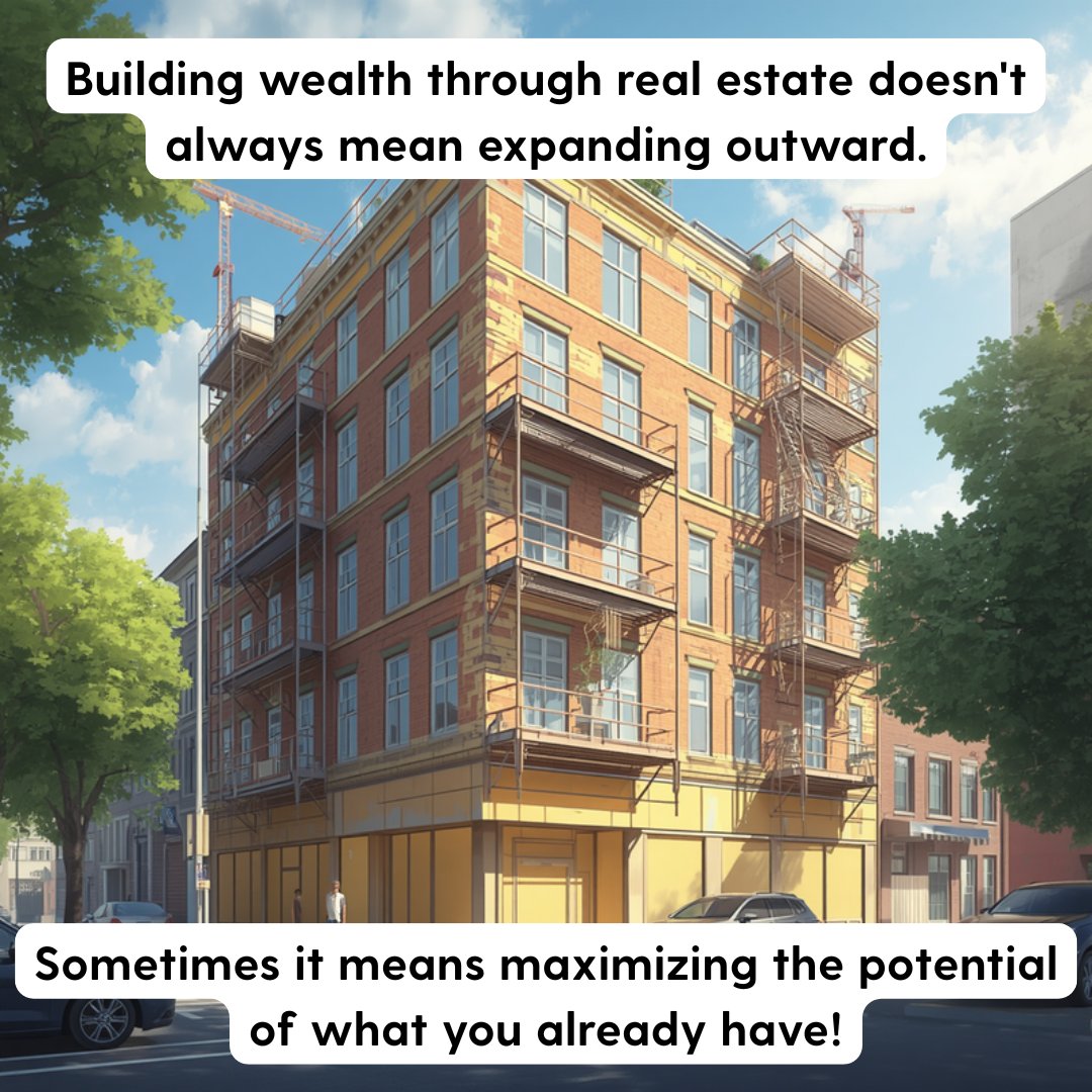 MikeBjork's tweet photo. Building wealth through real estate isn’t just about acquiring more properties—it’s about unlocking hidden value in your current portfolio. Let’s explore how to maximize what you already own and grow your wealth from within! https://t.co/gdJZ0kf6ug