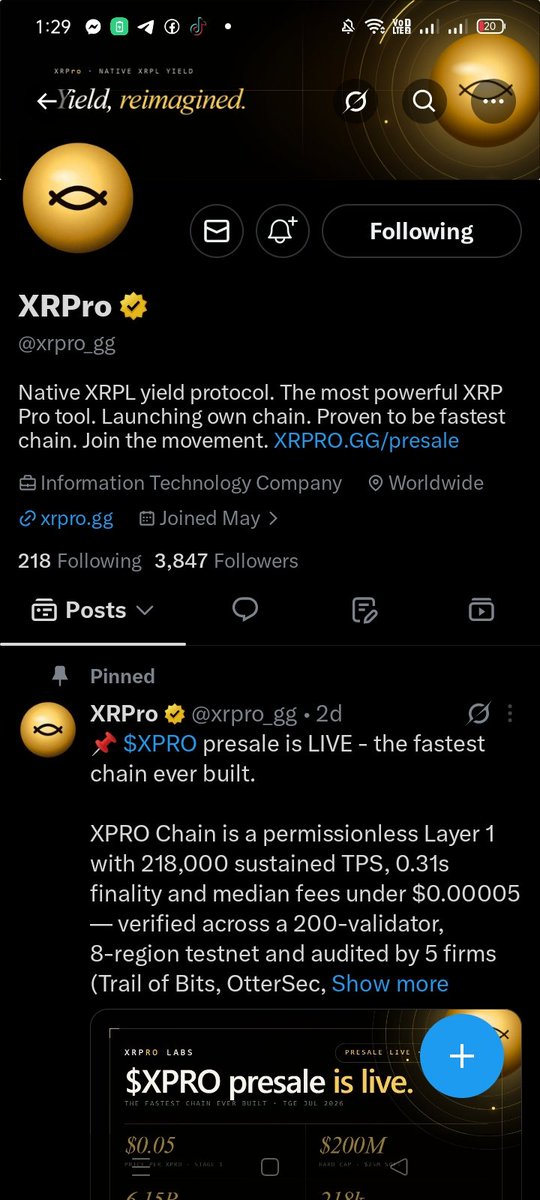 roginjanee's tweet photo. @xrpro_gg All task done sir✅ 

Congratulations on the presale event truly a fastest chain ever build 

Tagging my friend 

@Oxsaii_ @lourdhartz https://t.co/JOOnMbTbaR