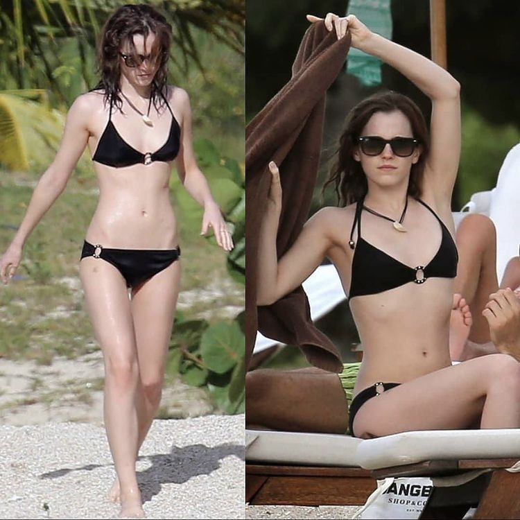 Mannat420's tweet photo. Emma Watson looks nothing less than a mermaid in a bikini. https://t.co/iP5Bz7gO90
