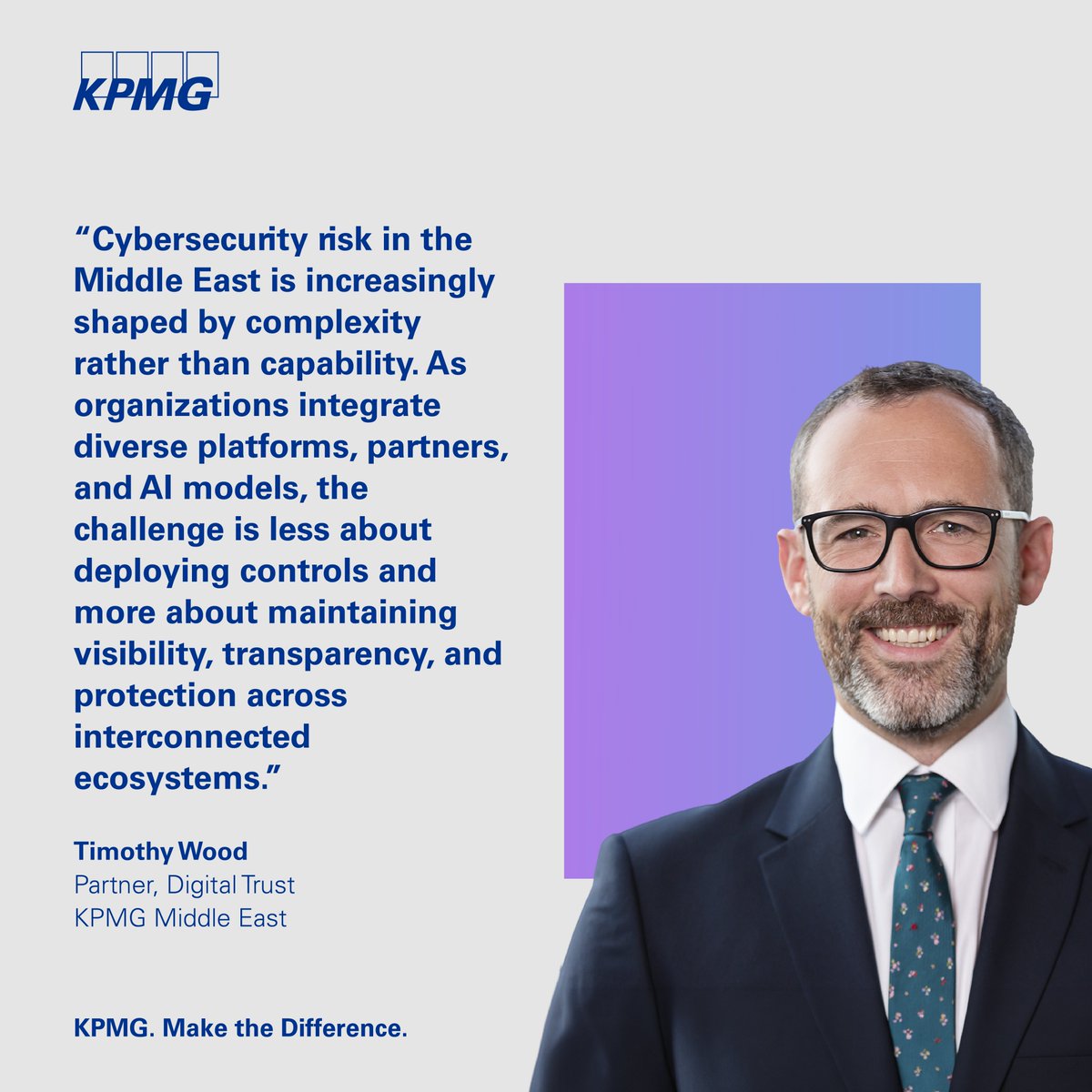 kpmguaeoman's tweet photo. With the ever-accelerating growth of technology and its limits come ever greater risks. Our 2026 tech survey analysis presents the constraints organizations face as they scale digital and artificial intelligence initiatives.  Read the report: https://t.co/Cljx7FwUDS https://t.co/G0Su5K8x5m