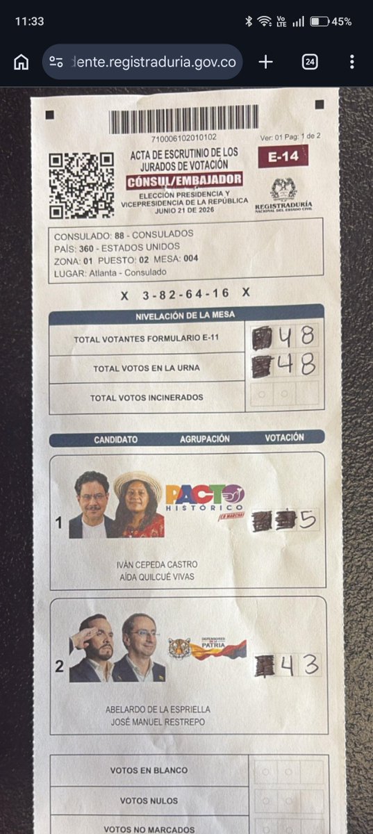 SebastianLevide's tweet photo. @FerM0824 @PactoCol @cofradiacambio @PactoHistorico @petrogustavo @MafeCarrascal Acá otras irregularidades @PactoCol https://t.co/cHtKzrnmi9