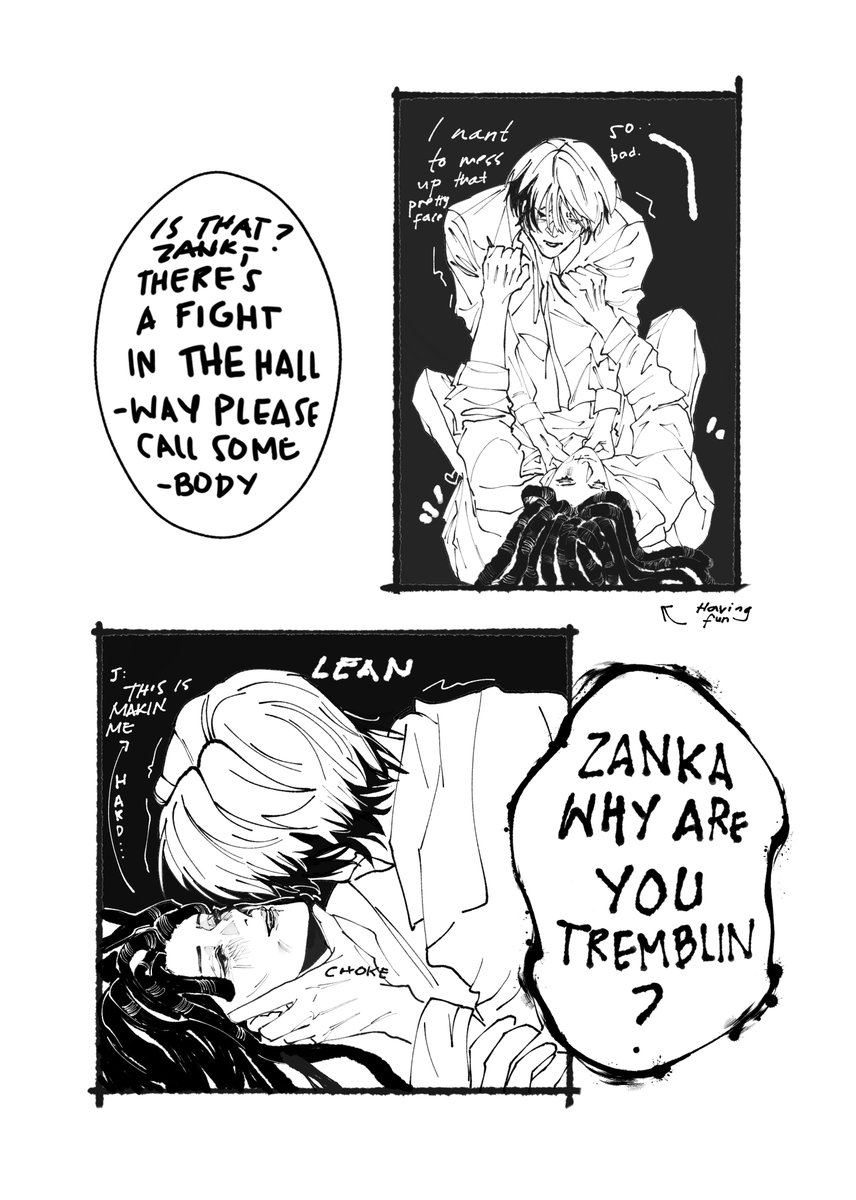 nachtxv's tweet photo. short comic!
zanka x jabber - gachiakuta
1/?
would make more if this blows up
#gachiakuta #zabber #janka #zanka #jabber #comic https://t.co/1iPsiGj8Gd