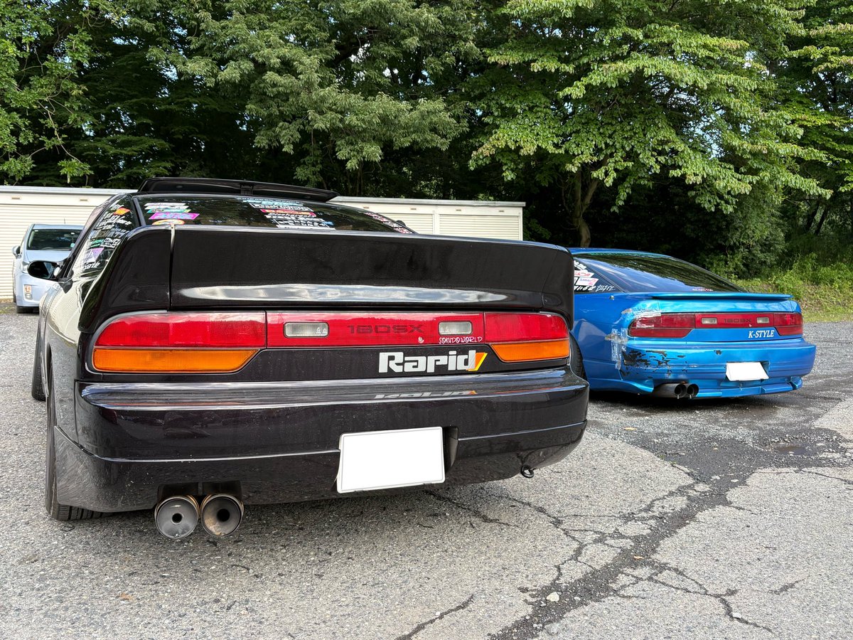 todo80sx's tweet photo. 解散し走アフターはK-STYLE with Rapid！
フジタさんの◯◯年頃の仕様はこう！の解像度が高すぎて、毎度トークが楽しすぎる✨
次は冬？のみちくま走行会で！🔥 https://t.co/iDO7lCTXBH