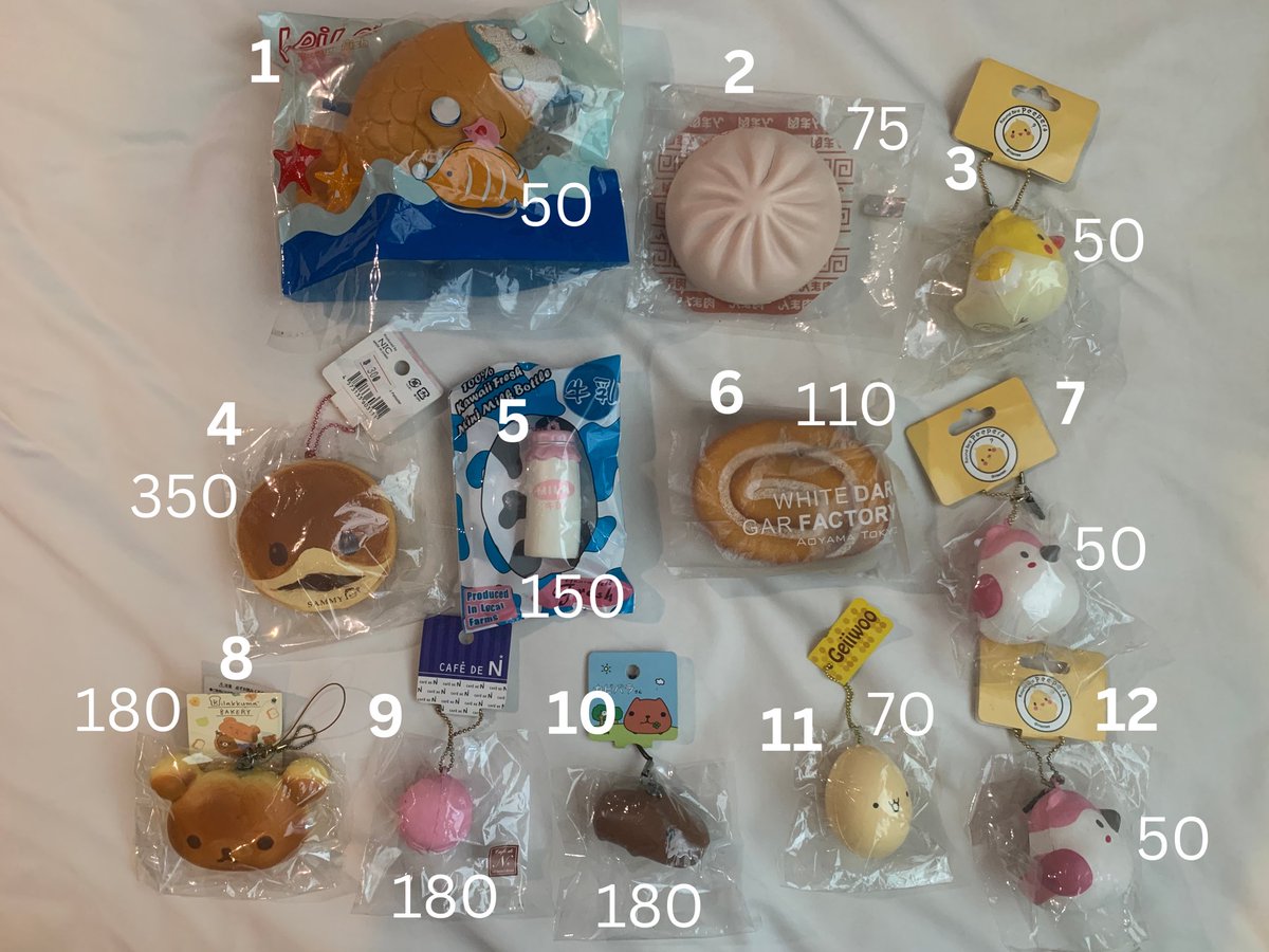 heyjasget's tweet photo. สอบถามเพิ่มเติมได้นะคะ 1&amp;2 ตำหนิค่อนข้างเยอะ ค่าส่ง 40บาท 3 ชิ้นขึ้นไปส่งฟรีค่า #ตลาดนัดสกุชชี่ #สกุชชี่มือสอง #ส่งต่อสกุชชี่ https://t.co/wkA8Scckm5