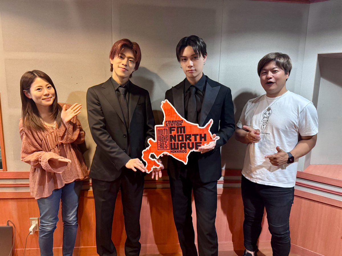 よぅページ FM NORTHWAVE「GOGO RADIO COMPANY」に #YUHI #TAKUMI が生出演させて