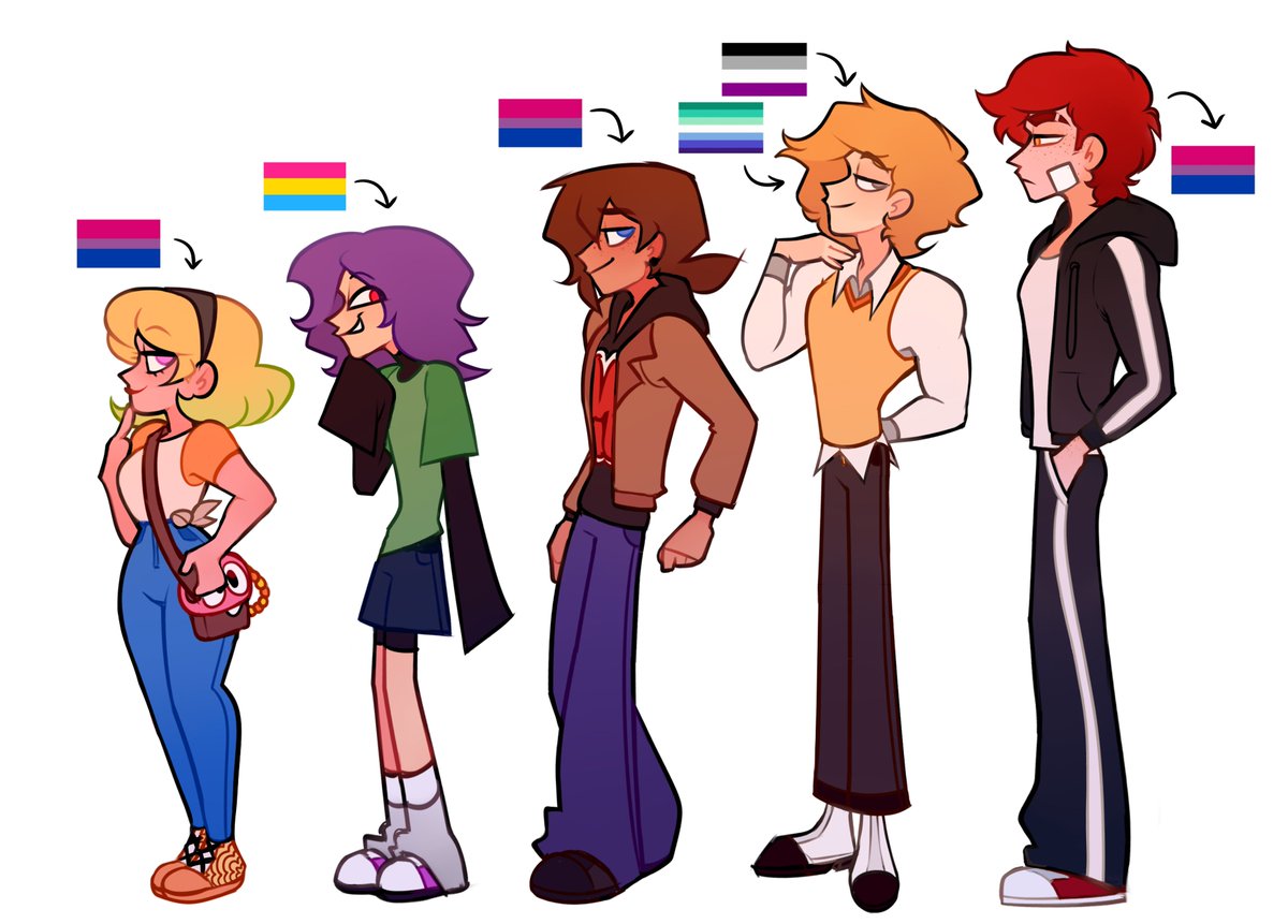 Camaroon_23's tweet photo. #FNAFHS #SkinsAu Pride Month pero con los animatrónicas yeahhhh ^^ https://t.co/Yz02UJrP2d