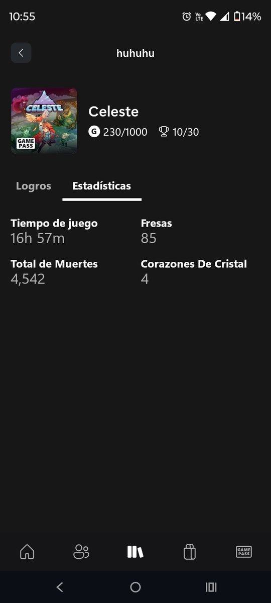Lenguado_fun's tweet photo. @Steyb_ Celeste es tan god que lo compre 2 veces. Primero en la tienda de xbox (PC) con Microsoft rewards (gratis) y después de ver lo joya que era, lo compre en Steam xd https://t.co/3OSbqiBvxv