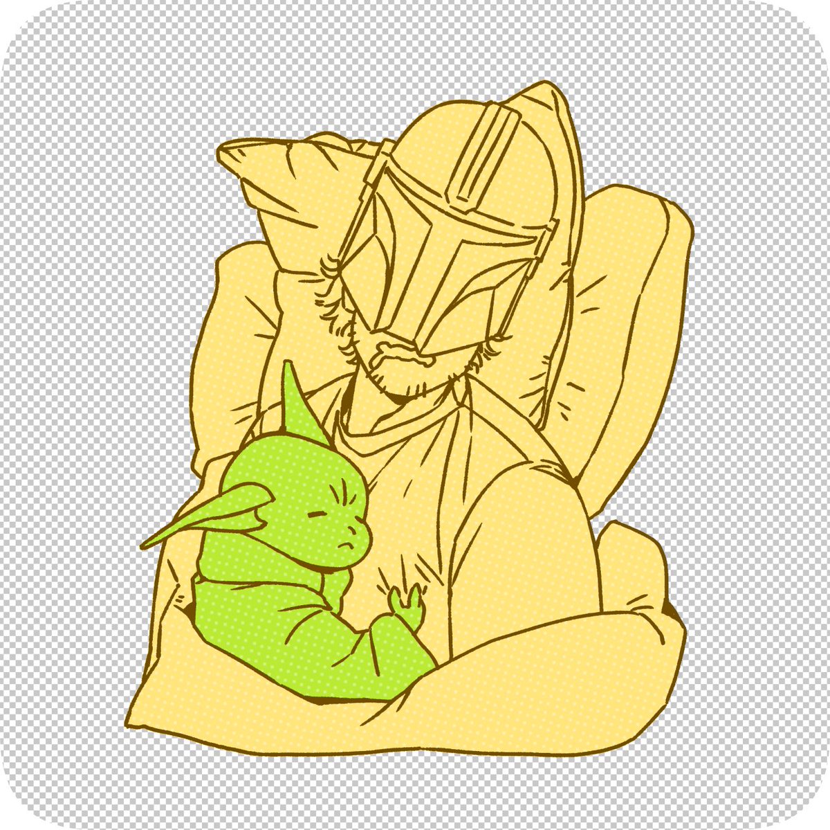 RISheepSun's tweet photo. ^v^
 #TheMandalorianandGrogu https://t.co/SbDTPYHeMR