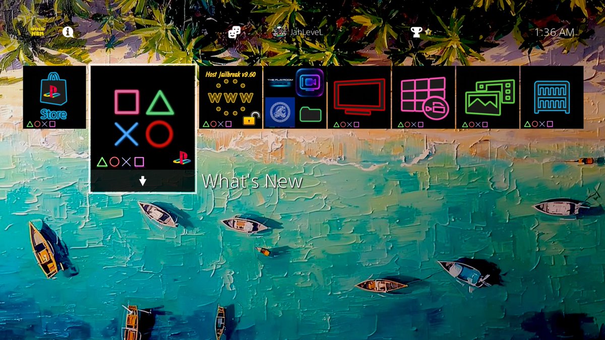 JahLevel86664's tweet photo. New Ps4 icons PlayStation Colors
Made by JahLevel

Special made for my Ps4 v9.60 https://t.co/gNWUxXtocY