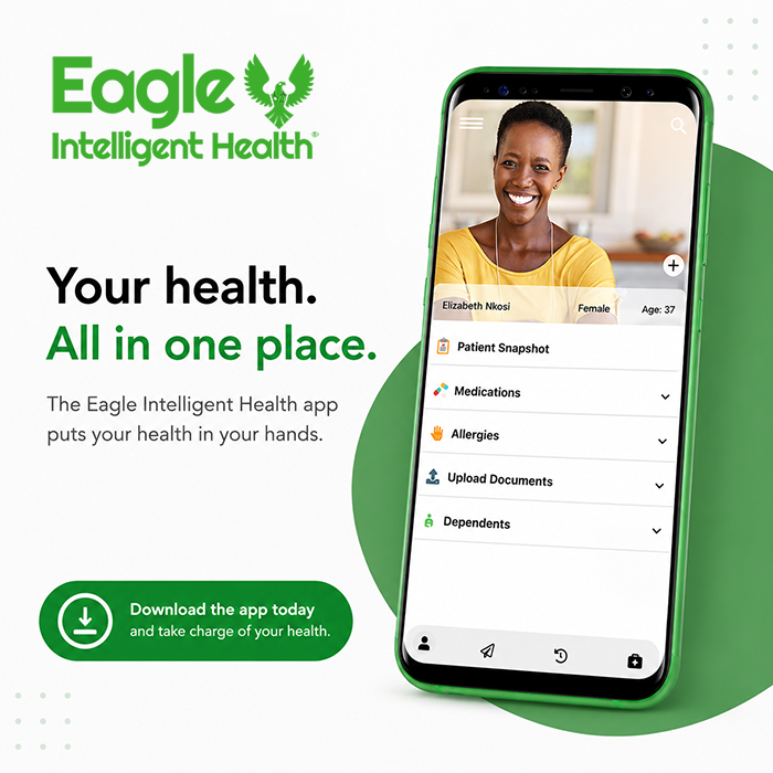 EagleIntHealth's tweet photo. No matter where you are in South Africa, Eagle Intelligent Health is here to help. Use our app to schedule virtual appointments with medical professionals all over the country.  #EagleIntelligentHealth #telehealth #telemedicine https://t.co/o9tUKXbP1n