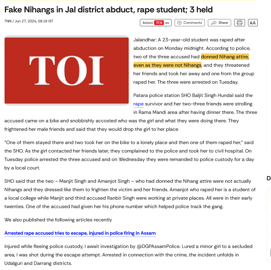 GuppyAtwal's tweet photo. The worst part is, religious institutions who need to call out are seemingly supporting such misdeeds by staying silent. https://t.co/xf6giDX7gy