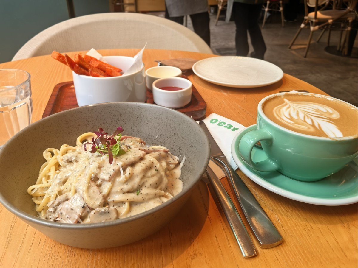 ASCIIAISER's tweet photo. Just found the coziest hole-in-the-wall pasta spot in downtown! Truffle mushroom tagliatelle was absolute perfection—creamy, earthy, and no skimping on the truffle oil. 10/10 would come back for seconds this weekend! https://t.co/b6aAfmOumg
