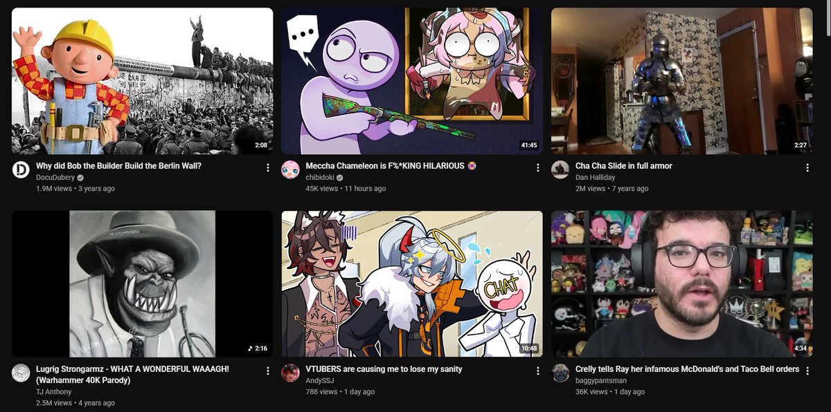 Verdreign's tweet photo. I don't even know how my recommended got like this. Where do I start? https://t.co/pAgXARNDmx