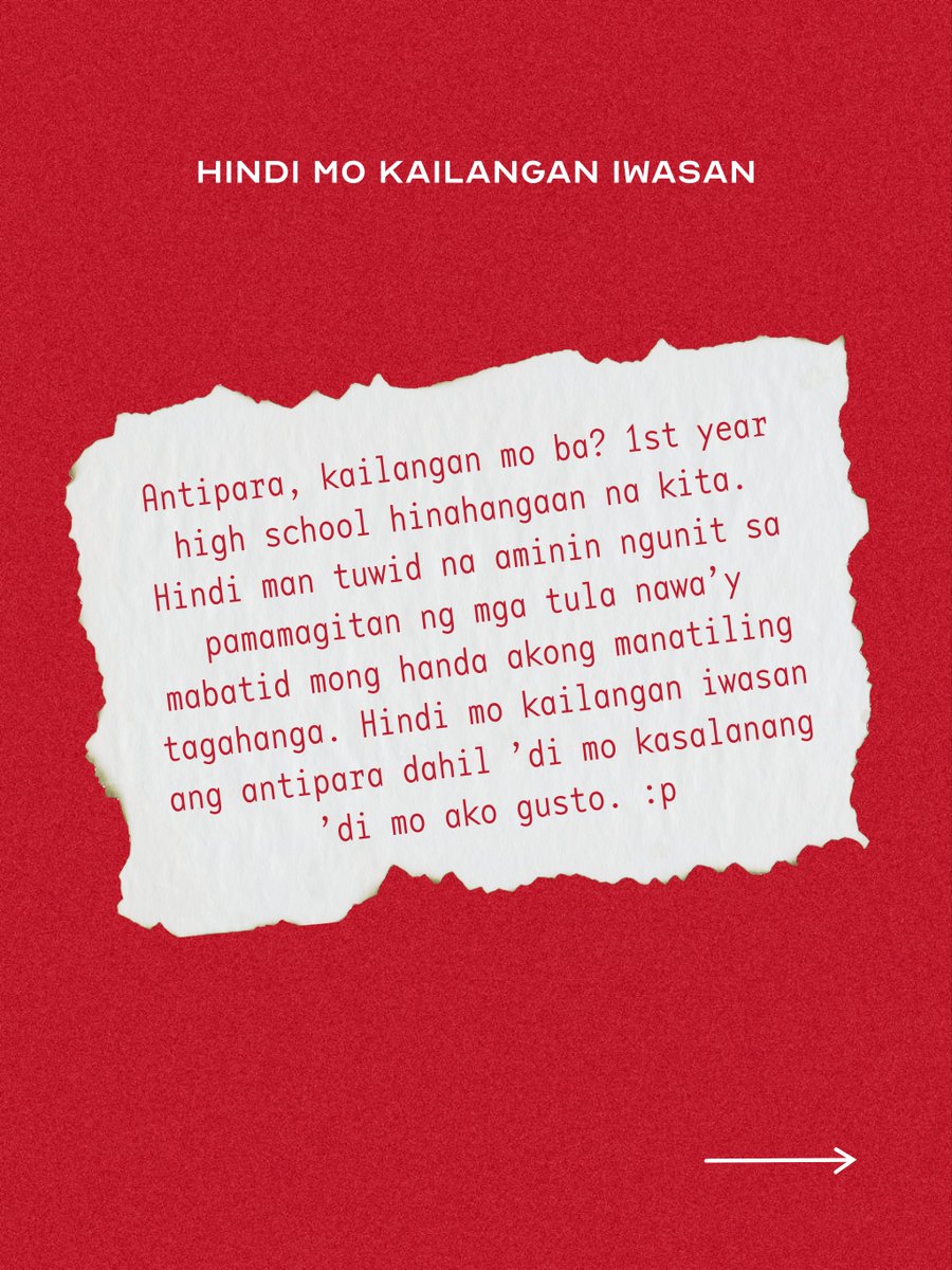 munitheband's tweet photo. ANTIPARA KAILANGAN MO BA? pt. 04
a series where we post anonymous komunidad confessions.

1. alam kong halata ako
2. 11:11 every day
3. hindi mo kailangan iwasan https://t.co/PWfrEUCsMN