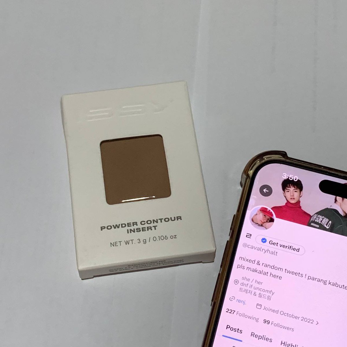 cavalryhalt's tweet photo. wts lfb preloved make up ph

➤ issy powder contour insert
♡ shade: haze
♡ ₱ 80 + sf 

- currently sold out!
- swatched around 5x only https://t.co/NDc9CBllGo