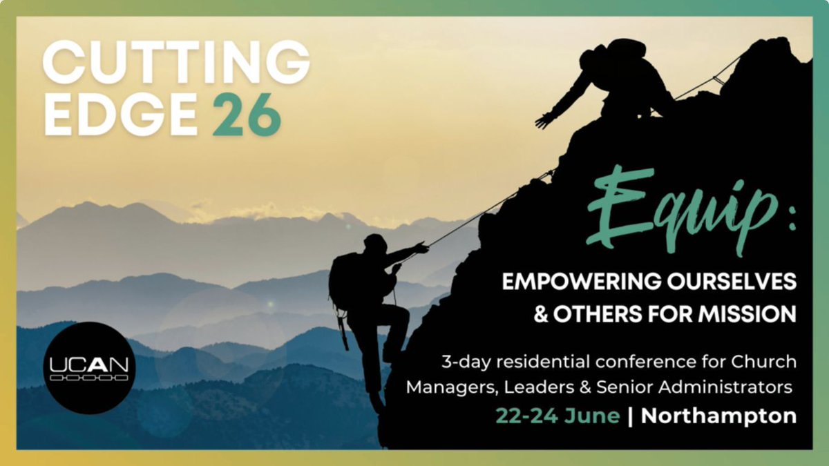 church_work's tweet photo. We’re so excited to be at UCAN’s Cutting Edge 2026 Conference – hoping to meet lots of you there! https://t.co/JLb7h2R4Bi