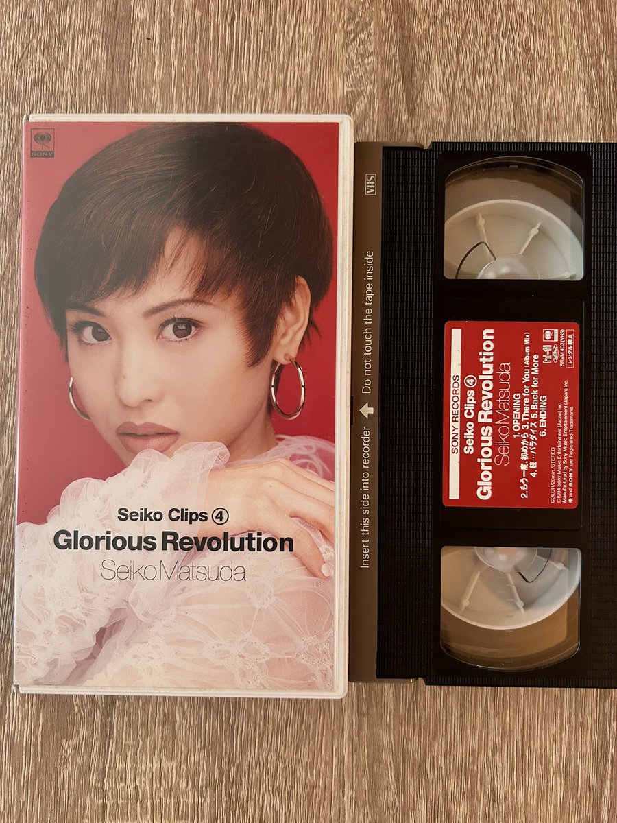 今日 発売記念日 1994.6.22 #松田聖子 #聖子ちゃん ビデオテープ Seiko