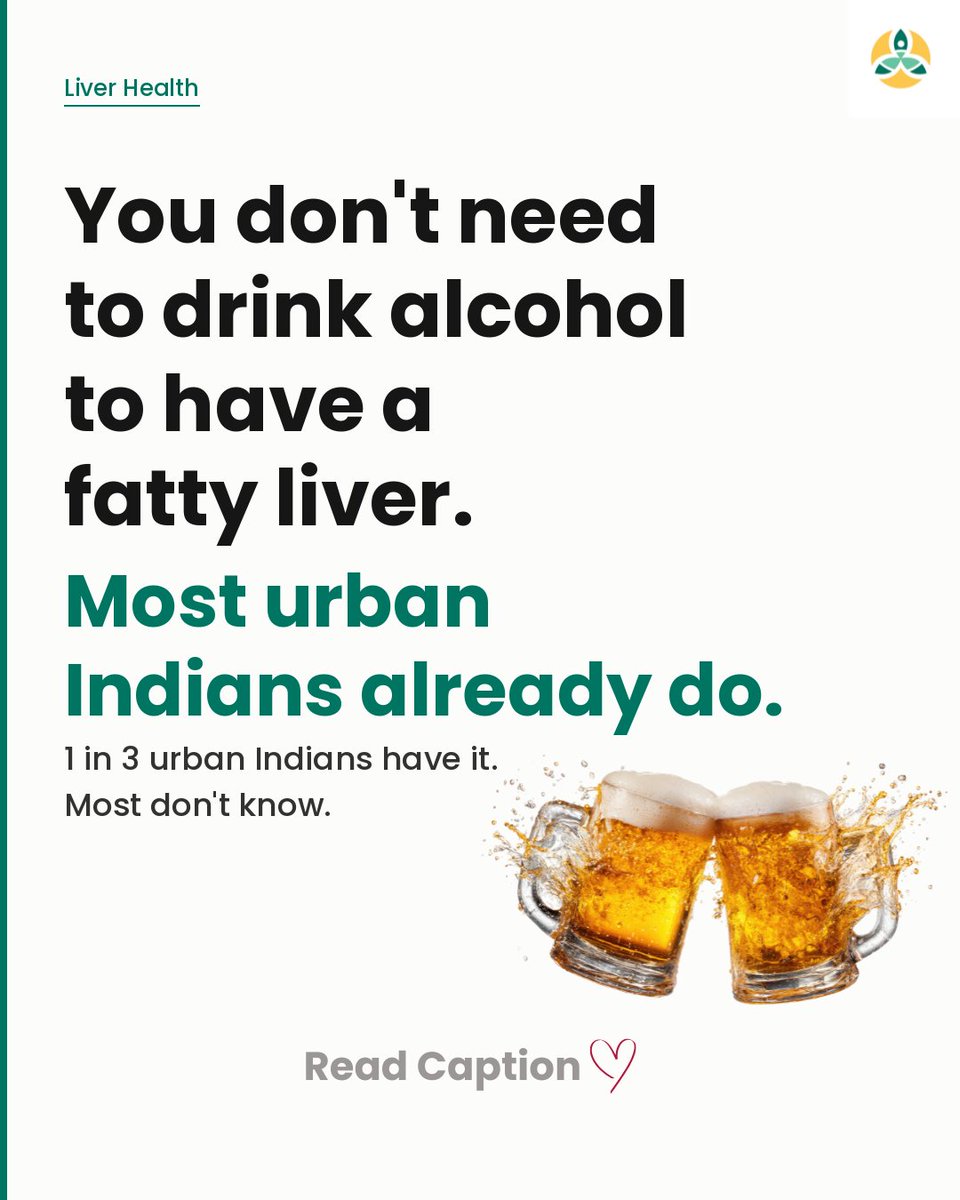 arkahealth's tweet photo. You don’t need alcohol to develop a fatty liver. Poor diet, excess sugar, belly fat, stress, poor sleep, &amp; inactivity are major causes. Fatty liver often stays silent until damage occurs. Early lifestyle changes can help reverse it and protect your health
#FattyLiver #LiverHealth https://t.co/yXmTz4tvGj