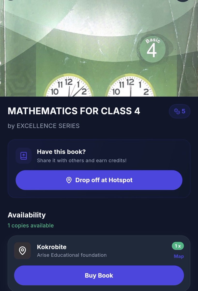 Familytrade_Btp's tweet photo. 📚 CBT’s AVAILABLE FOR SWAP 📖

TEXTBOOK 📖: “Mathematics for Basic Schools” — Basic 4

by Francis Benjamin Appiah, Zutaah Puotier &amp; Emmanuel Kofi Otchere Larbi

Go! swap for it before it’s gone 👀🔄 https://t.co/1VmJHPOuYU

#GSTEP #GSTEP2026 #GSTEPChallenge #STEMwithoutBorders https://t.co/1EdRZ9Wny3