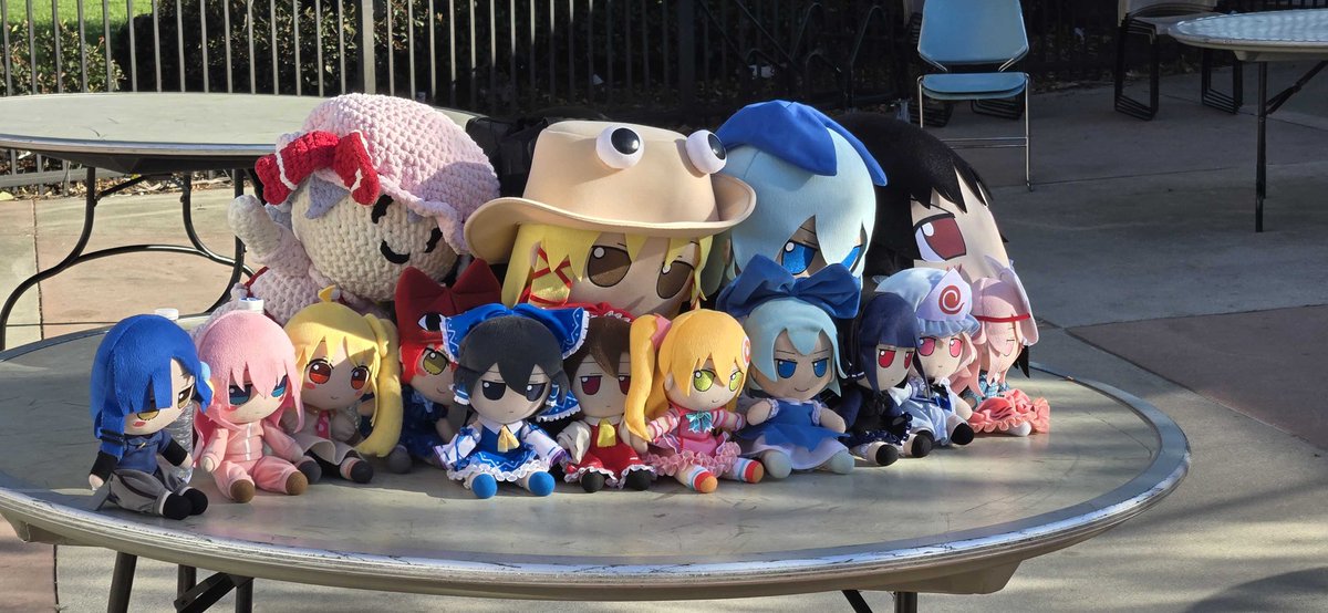 SacrydVT's tweet photo. I'm a bit too tired and lazy to unpack TouhouFest haul so here's my group's kids as proof that I was there lmao https://t.co/WFbMYT9oxf