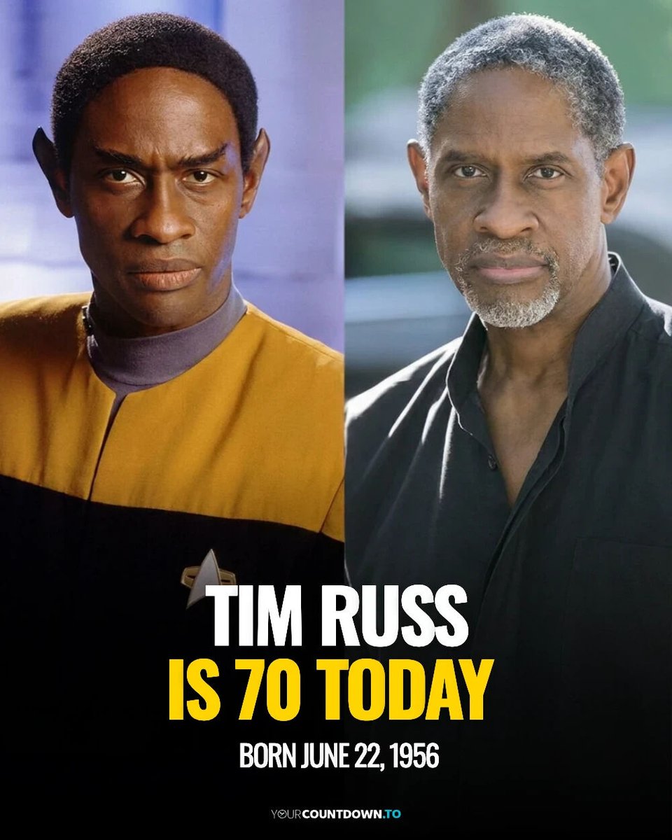 YourCountdownTo's tweet photo. 🖖 Happy 70th to Tim Russ! From mind-melding audiences as Tuvok on Star Trek: Voyager to directing, acting, and making music, he’s built a career as versatile as a starship’s crew. Live long and prosper! ✨ https://t.co/bOHDXr3X9z