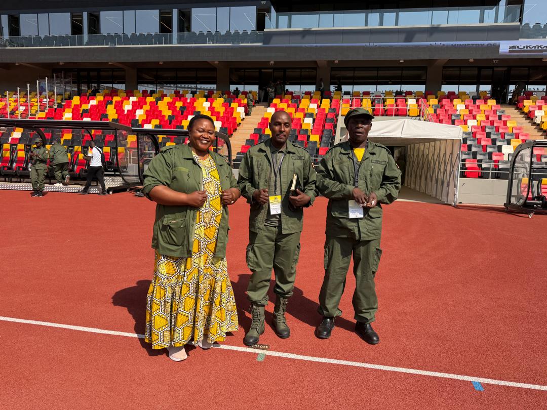 millybabalanda's tweet photo. Yesterday, we toured Hoima City Stadium as part of the ongoing cabinet retreat organised by the Cabinet Secretariat. The visit was to assess the government's readiness and preparedness to host AFCON 2027.

Hoima City Stadium is one of the key facilities earmarked for the tournament. We inspected the progress of works, support infrastructure, and alignment with CAF requirements. Government remains committed to delivering world-class facilities that meet international standards and leave a lasting legacy for sports development in Uganda.

Later in the day, we also visited and familiarised ourselves with several milestone infrastructure projects in the Bunyoro sub-region. These include the East African Crude Oil Pipeline (EACOP), Kabalega International Airport, and the Kingfisher Development Project, among others.

These strategic projects are critical to Uganda’s socio-economic transformation agenda under NDP-IV, Vision 2040, and the Ten-Fold Growth Strategy. They will boost energy, security, regional connectivity, job creation, and household incomes in Bunyoro and across the country and hence thrive in the upper middle-income status.