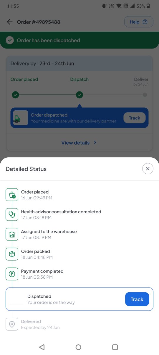 AgentEzu's tweet photo. Dear @Truemedsindia,

Order ID = 49895488
Ordered on 16 June with expected delivery 19 June, Then it updated to 20 june.
Now showing expected delivery by 24 June.
Are you guys serious?
Don't you guys understand the criticality?
Even customer care executives giving false promises https://t.co/aHBe8T4pMI