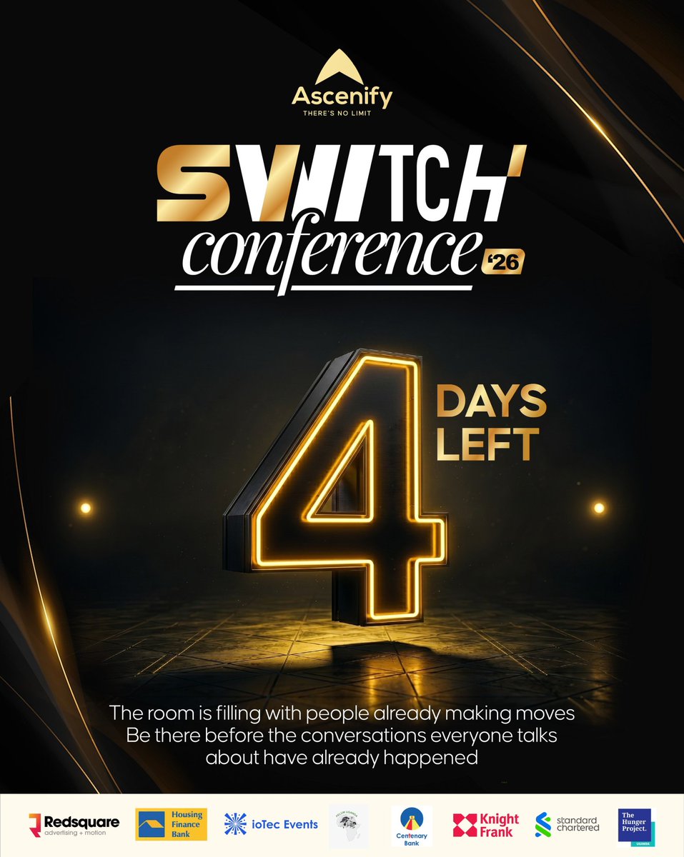 ascenifyuganda's tweet photo. Join us this Friday at Four Points by Sheraton.

​Come ready to learn, connect, and network with like-minded professionals making an impact. Bring your energy and business cards!

​Register Now; https://t.co/mn7X1vJFWu

#TheSwitchConference #AscenifyUganda https://t.co/3hOSupPJlw