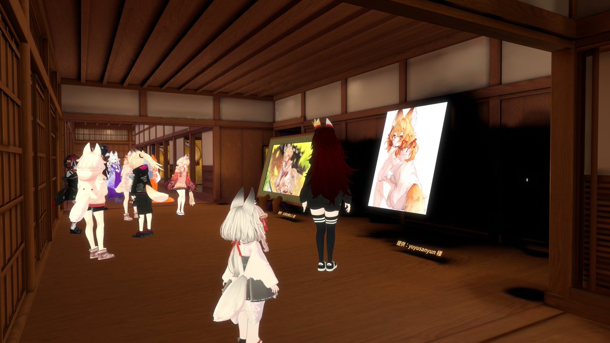 _kitsune_tsuki_'s tweet photo. 第16回 #右近弐式集会 へ参加してきました！
今回の会場は、先日開催された右近弐式フォトコンテストの展示ワールド仕様。たくさんのご投稿ありがとうございました！

素晴らしい写真やイラストを鑑賞しながら、皆さんと交流できて楽しかったです！ https://t.co/odnCK19RSq