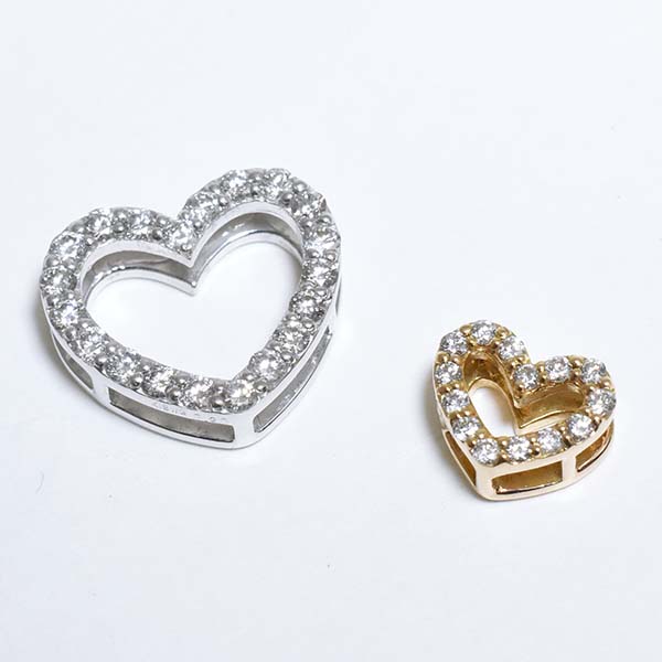 本日の商品「ダイヤモンド 0.90ct 18金 K18WG K18PG ペンダント トップ 