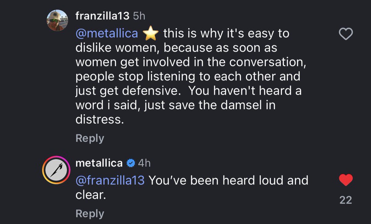 swnskg's tweet photo. give a raise to Metallica social team right now👏🏻 https://t.co/XWQeu8eJAN