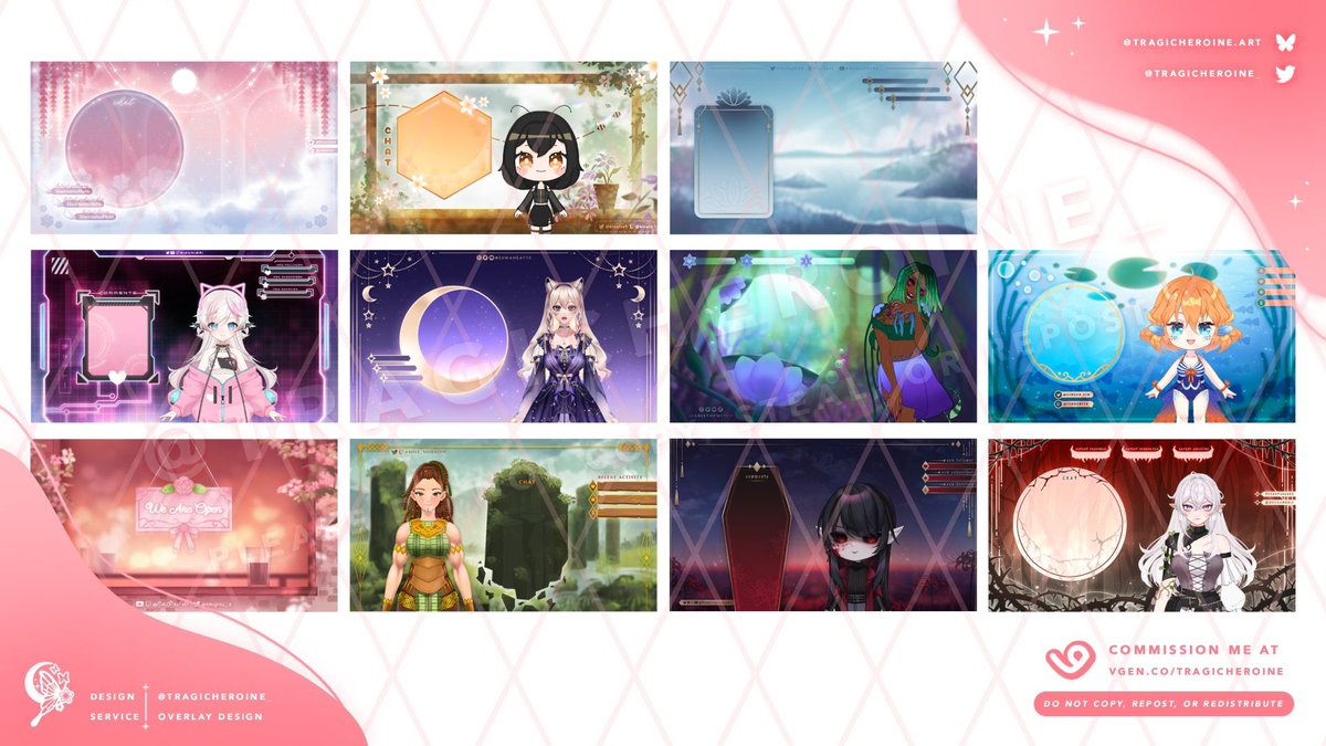 TragicHeroine_'s tweet photo. Hello, I'm Zenith ✨ I design and illustrate stuff for vtubers! I’m always open for work!
—✧ https://t.co/9bZCDHRyr3

❤️+🔄 are always appreciated!

#VGenComm #VTuberAssets https://t.co/CZiIUqfq6N