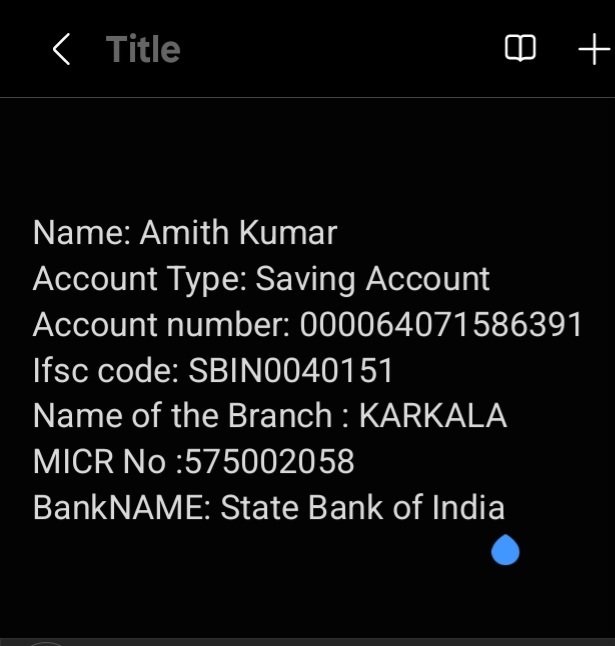 amithkmit's tweet photo. @SangitaSJindal @jswsteel @sajjanjindal @pkmurgan @ParthJindal11 Gift me 15 lakhs rupees..
Please 🌞 https://t.co/IjRmEtOc0D
