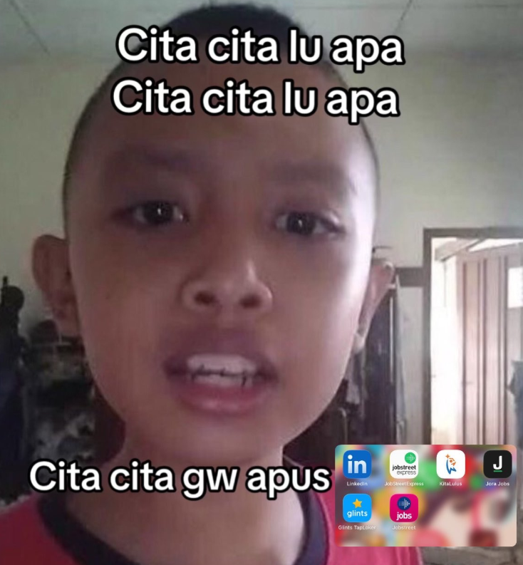 karirfess's tweet photo. cita-cita job seeker~ https://t.co/KFTyvsbCKC