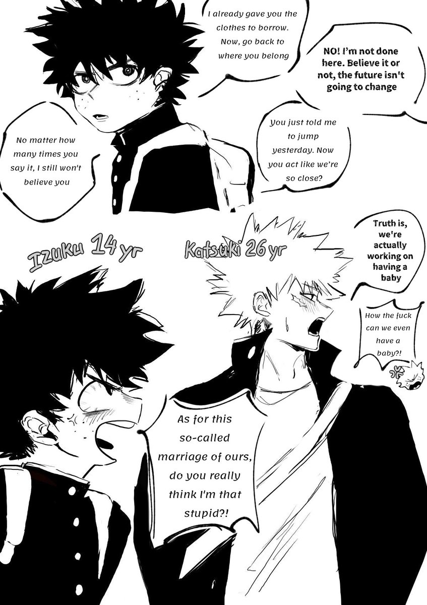 E_3015's tweet photo. Kacchan traveled back to the past for a certain mission and ended up meeting his 14-year-old wife
💥🥦
#bakugo #kacchan #deku #izuku #bnha #mha #bkdk #bakudeku https://t.co/TOuOXnodWb