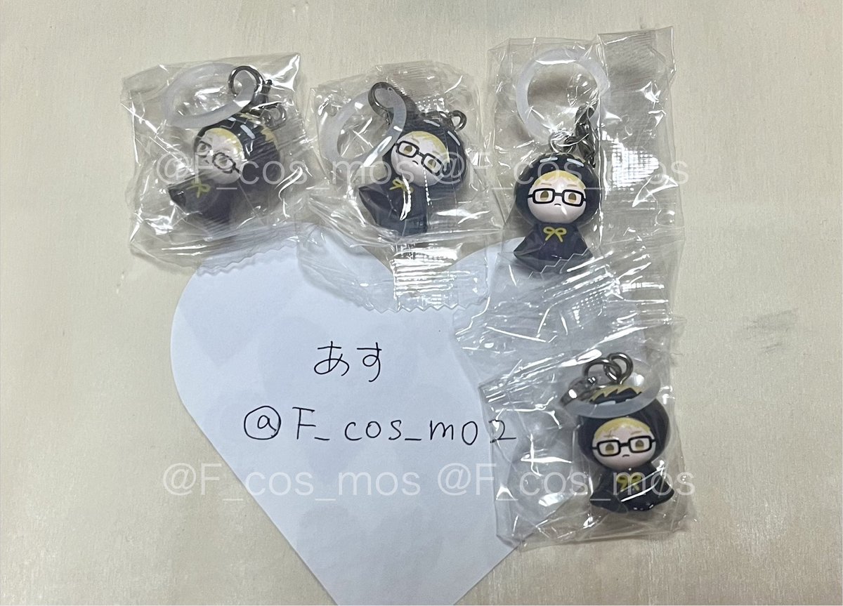 F_cos_mo2's tweet photo. 【譲渡 交換】ハイキュー!! めじるしアクセサリー アニマルver.1

譲：月島

求：各300円+送料
　　別弾 孤爪、夜久

郵送のみ https://t.co/r7hSZ6feyt