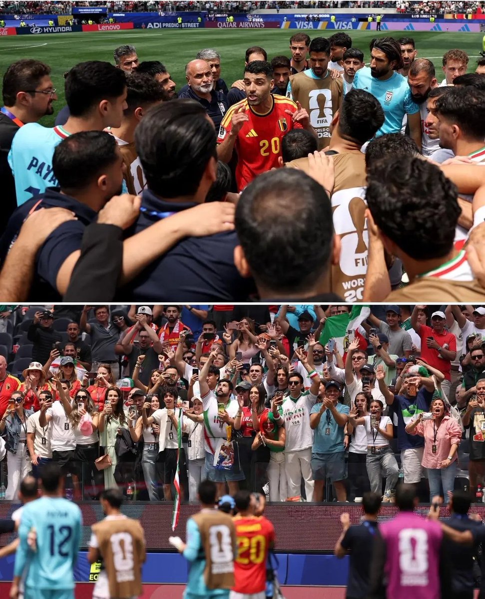 Dyoll19's tweet photo. Have to say despite the odds and the system being against them, they have shown tremendous fight. Like their army. #iranfootball
#fifa #worldcup https://t.co/JtjFMtwAre