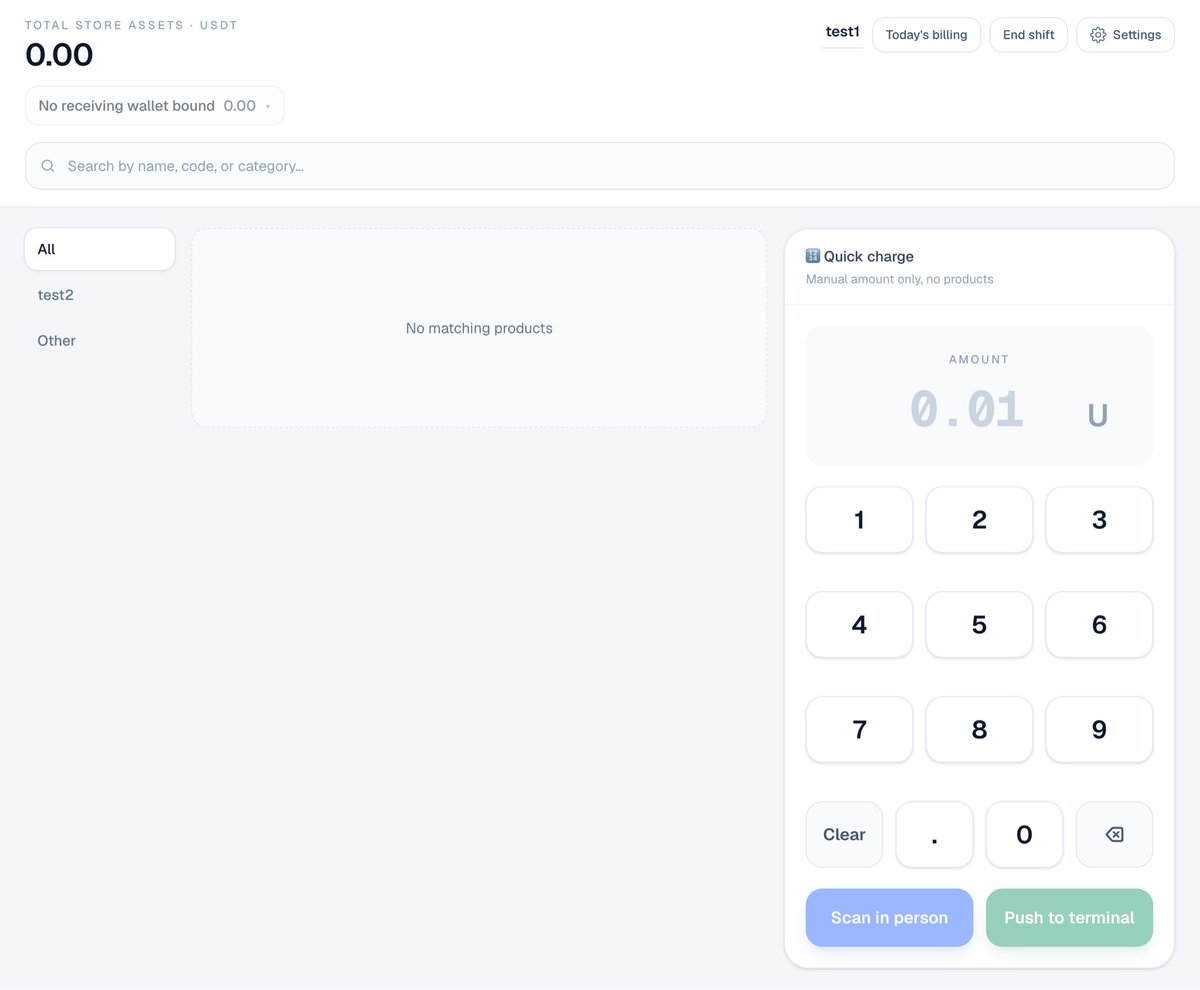 fitdeike's tweet photo. Hit the 90% completion mark on NoxPOS!

I’m building an open-source, non-custodial stablecoin POS system for merchants. Re-engineered the entire multi-chain checkout into a seamless single-page UI to kill payment friction.
Almost ready for launch. Thoughts on the UI? https://t.co/ps7cjvwTQM