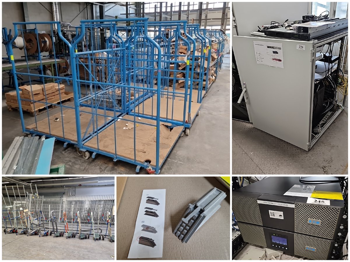 waitzrichter's tweet photo. Achtung neue Onlineauktionen! 

Restposten BGA eines Fensterbauunternehmens

Link zu der Auktionen: 
https://t.co/hrOTrmGbeH

#auktion #auction #industrieauktion #Onlineauktion #Langguttransport #transportgestelle #corletten #Serverschrank #spinde https://t.co/oCEHCZ5sXU