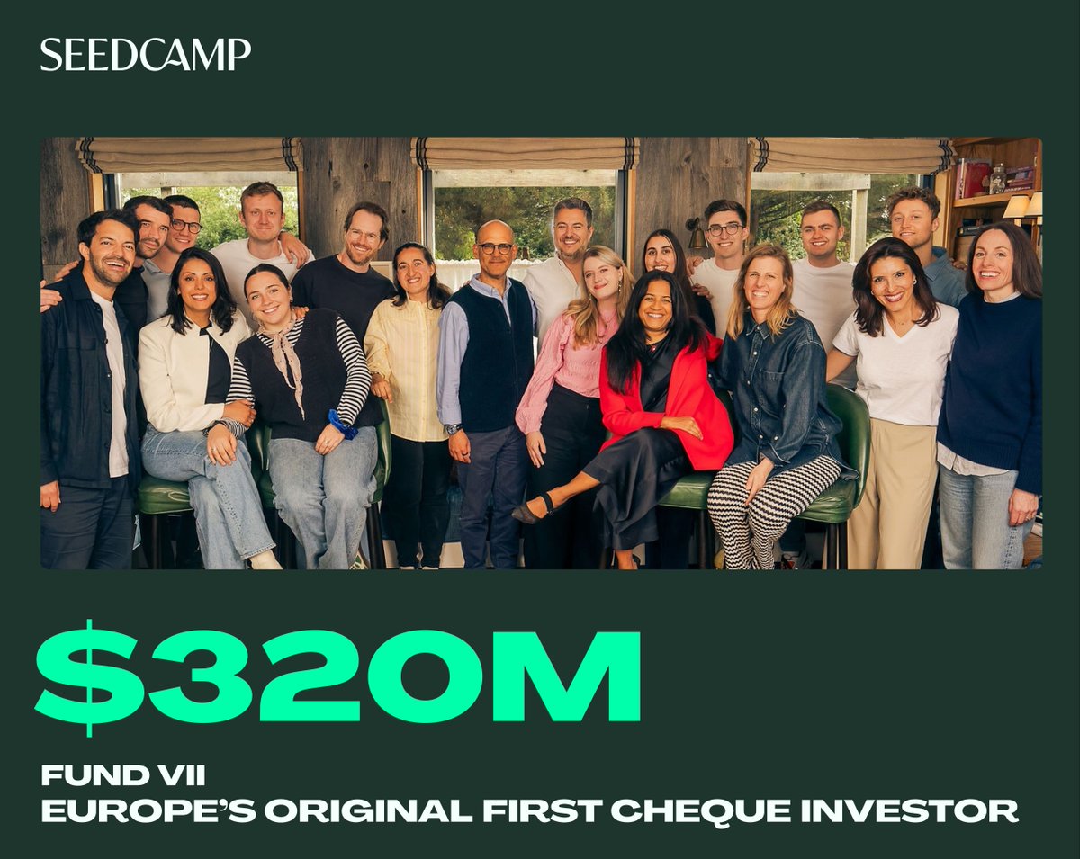 cee's tweet photo. Today we closed Fund VII and Nation II. $320M.
The number isn't the point. The point is: first checks that scare most investors, backed by the network and lessons that matter when things get hard.
Our own founders are investing alongside us. That says everything. https://t.co/MXs3yqAotj