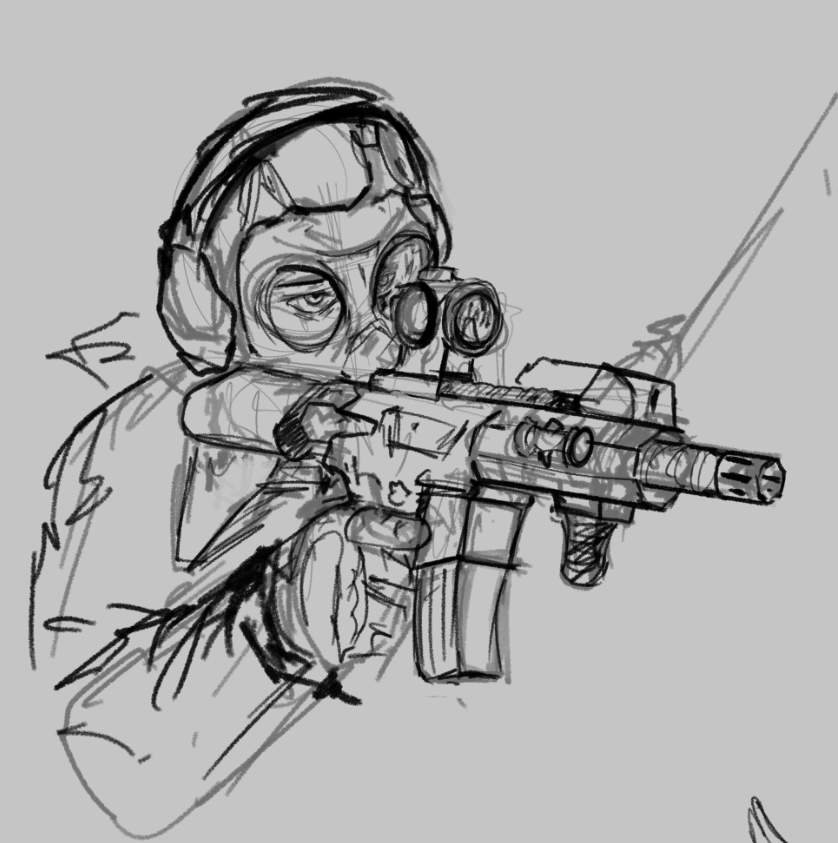 _wkuno's tweet photo. Sketch drop featuring studies, military gear and mechs ... and maybe some silly starcraft doodles https://t.co/flG7zRDNm8