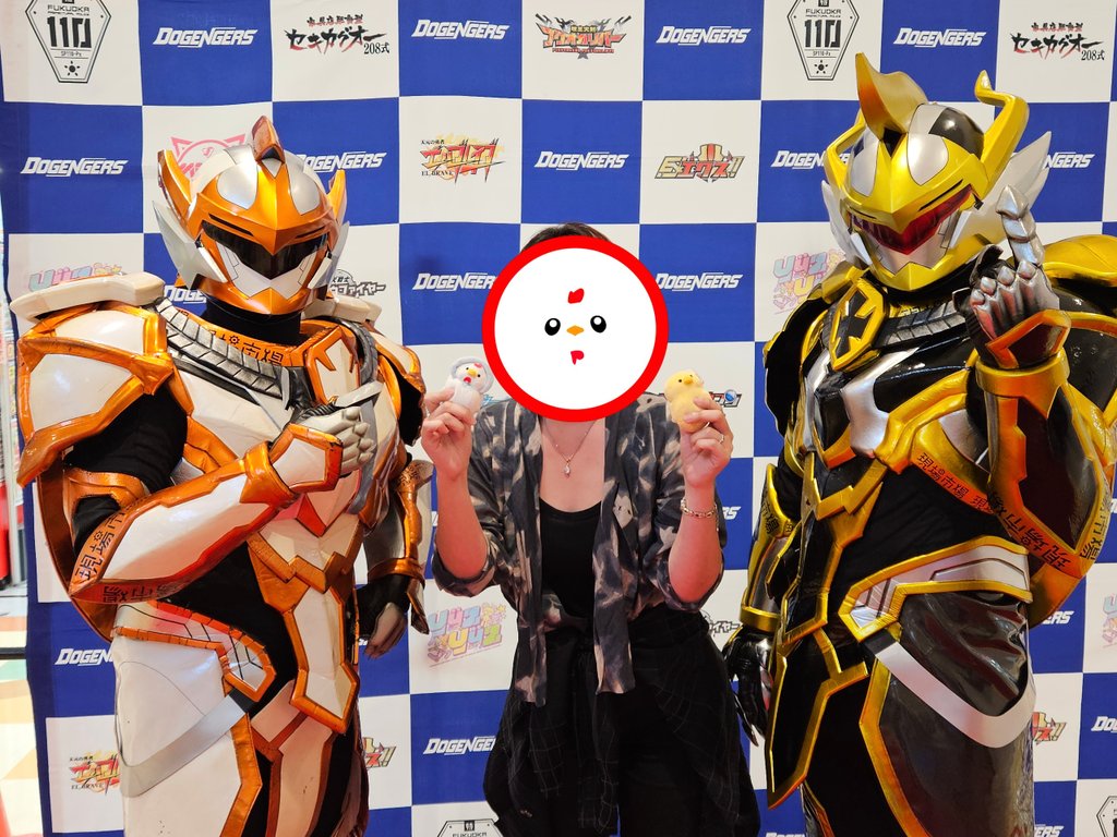 MEEEESAN8919's tweet photo. 🐔🐔🐔🐣🐣の並び。
#イオン岡垣
#ドゲンジャーズ https://t.co/nQmKJPMTDJ