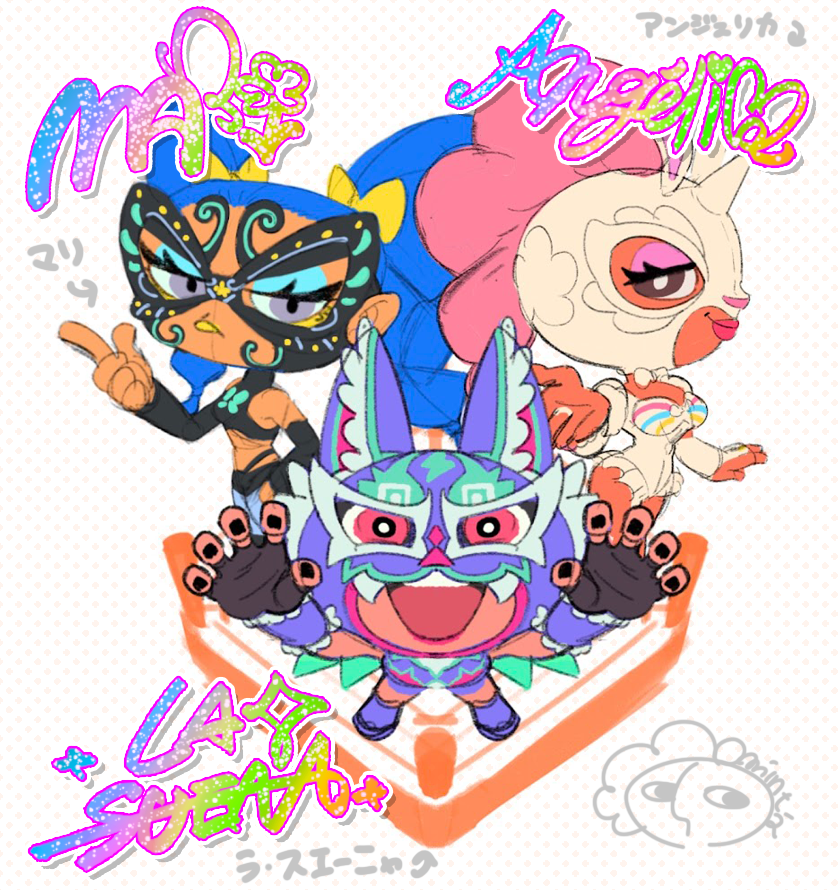 stwg_omm's tweet photo. #Omintanchi #LaSueña #オリジナルキャラクター

メインのオリルチャドーラたち。
覚えてもらえるように、これから沢山描いていくぞ～～～！（決意フェイス） https://t.co/7LOYitrPiJ