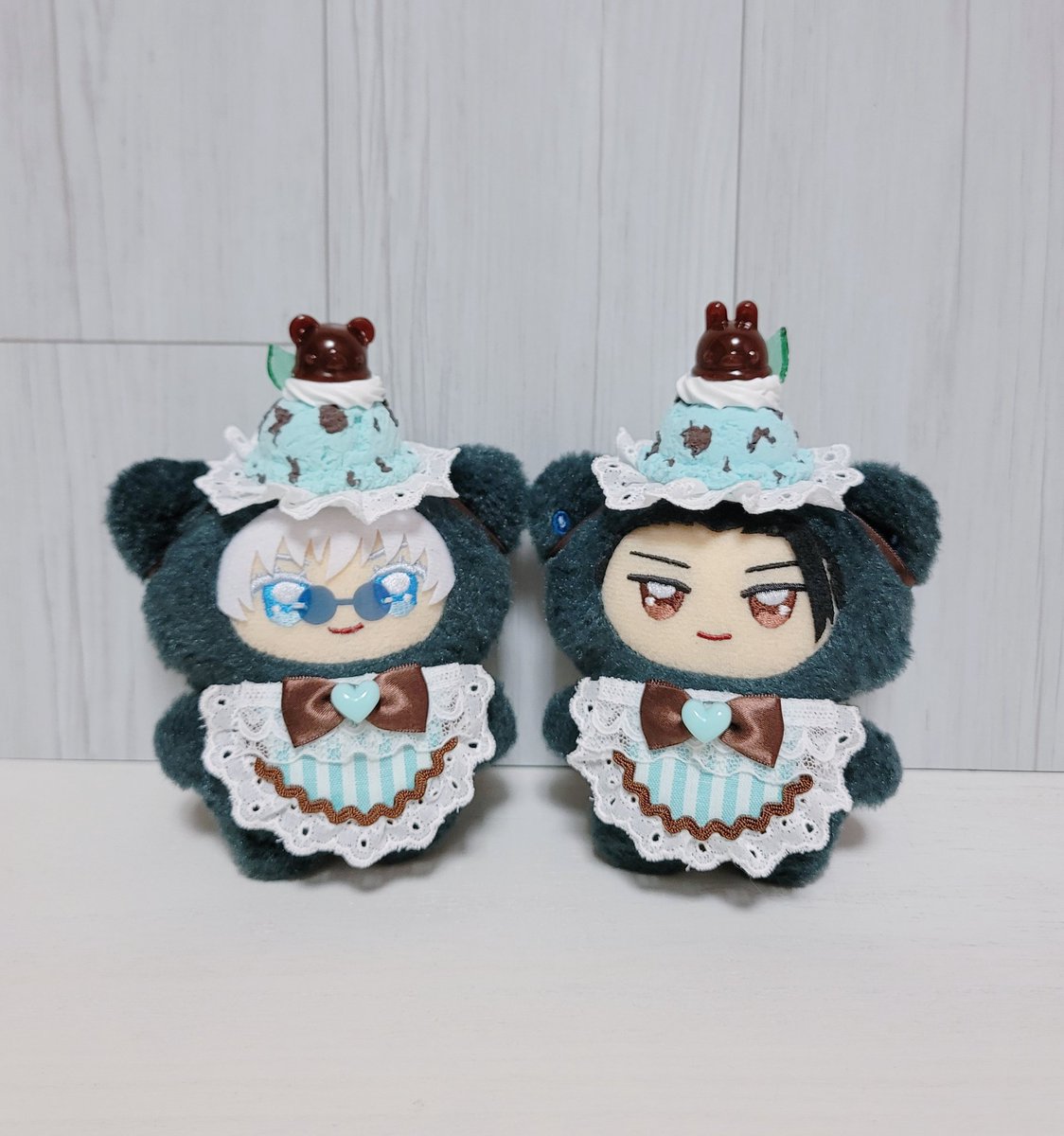 ☆ちょこみんと☆ チョコが乗ったアイスとスタイのセットです