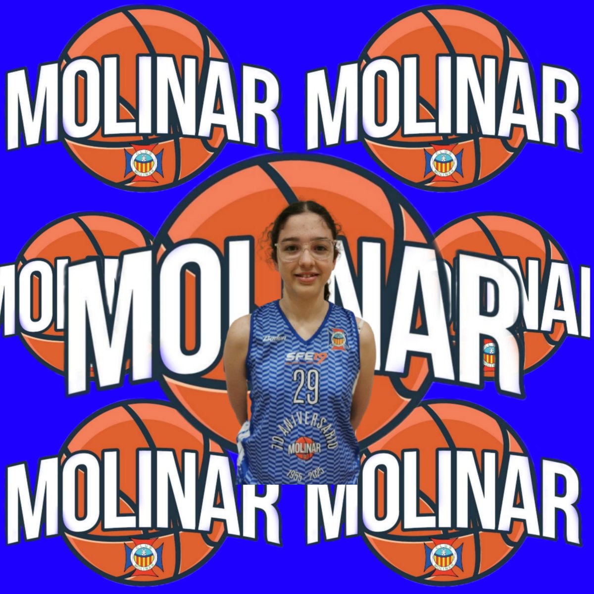 CBMolinar's tweet photo. El club quiere felicitar a Ainara Robles del cadete femenino "B" por su cumpleaños . Felicidades https://t.co/kartbZ1d1p