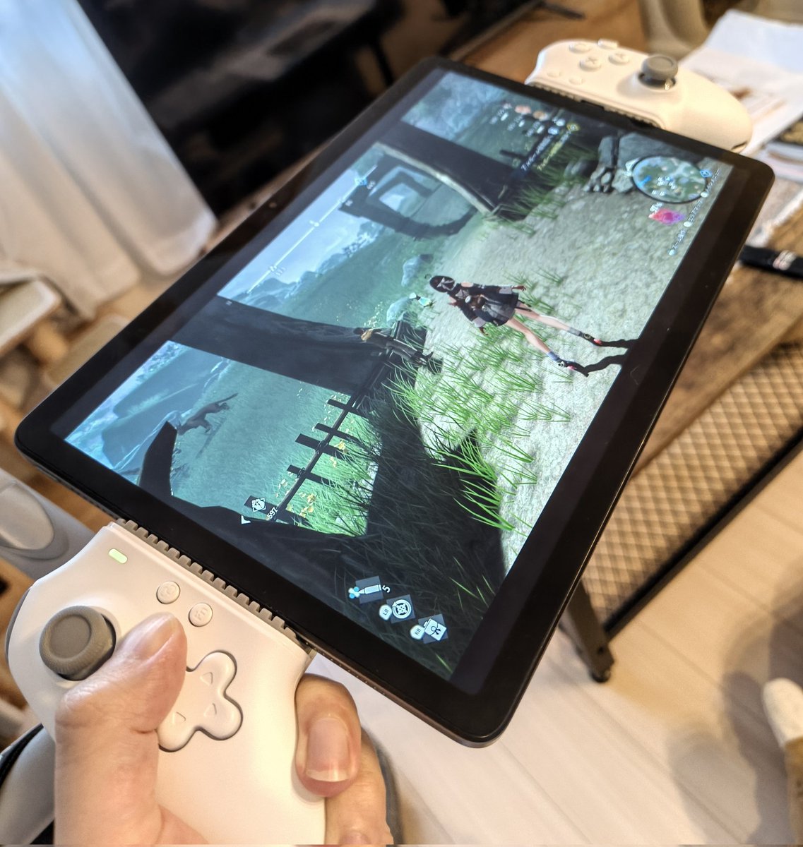 mj_vrc's tweet photo. タブレットがSteamやるやるマシンになったので積みゲーを消化していく https://t.co/De6Y7pBdG6