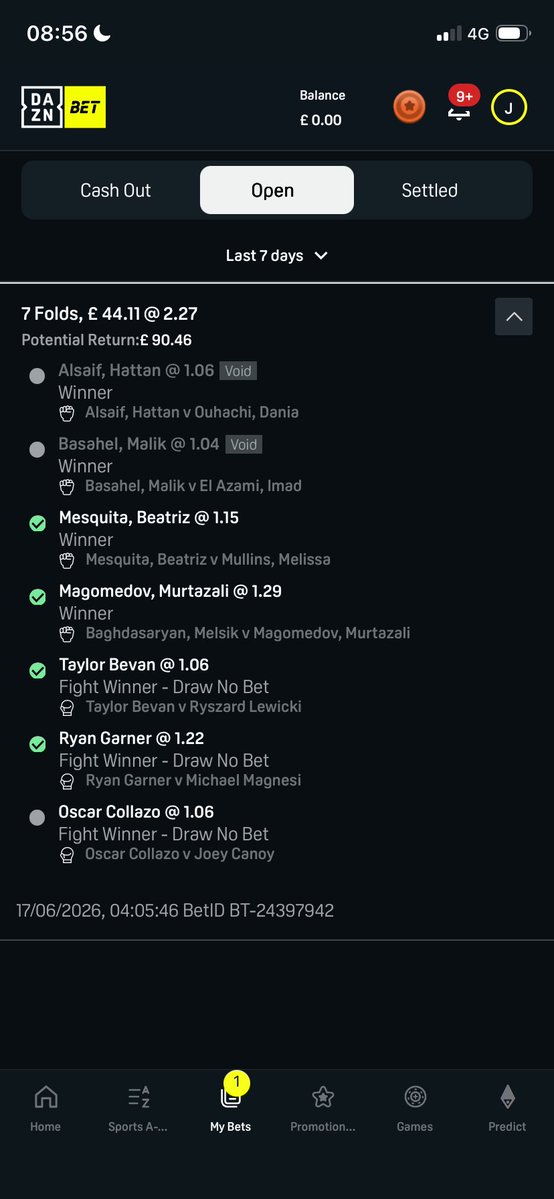 TheWelshTopBoy's tweet photo. #DaznBet
@DAZNBet 

It’s been 24 hours+ since the event , why hasn’t it been voided? Joey canoy pulled out nearly a week ago and the event happend more then 24 hours ago https://t.co/VnNQIsQ1VS