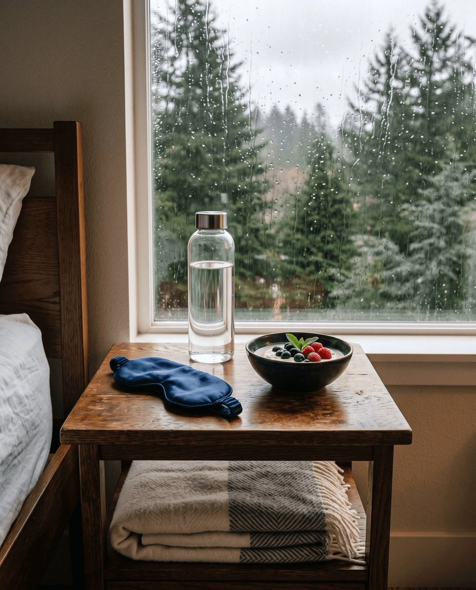 SoundTelehealth's tweet photo. Sleep can shape the routine. A simple evening default can support consistency during injectable GLP-1 care: dim lights, prep basics, keep water visible, and ask your clinician what fits. https://t.co/mw75L1yHGZ #GLP1 #WeightLossSupport https://t.co/hcB37533HY