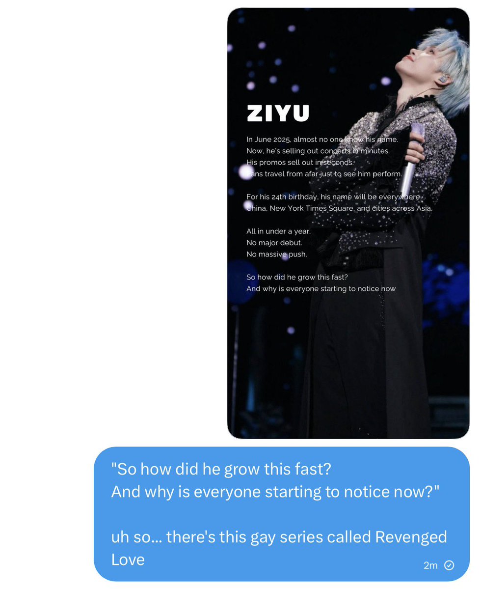 woongnyangie_'s tweet photo. wondered for a sec how they're gonna frame the fact that doing a BL is what catapulted him to this fame n success and helped his talents and hard-work be recognised and exposed to the world https://t.co/Gh7SKFIIzi